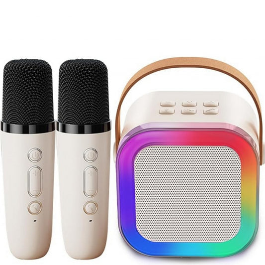 Boxa Karaoke Portabila + 2 microfoane CADOU